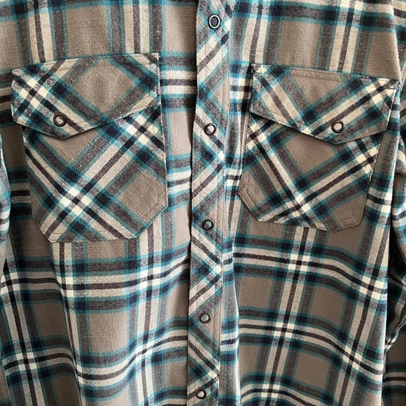 L.L. Bean Plaid Katahdin Performance Wool Blend Flannel Button Down Shirt Small - Picture 3 of 7
